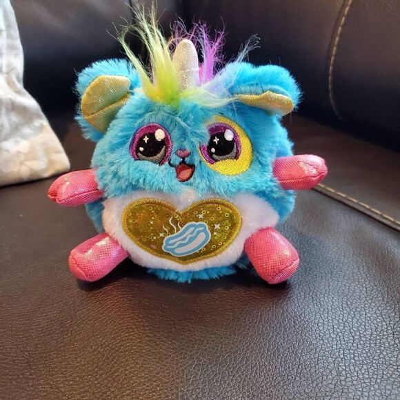 Rainbocorn Rufus Plush Puppycorn Hotdog Blue Ball Puppy Dog Zuru Series 2 - Picture 3 of 6